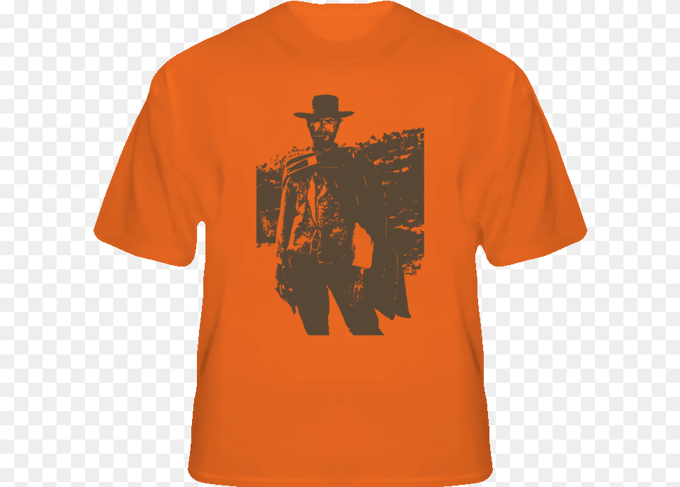Good Bad Ugly Blondie Clint Eastwood Western Movie Fistful Of Dollars Clint Eastwood, Clothing, T-shirt, Adult, Male Free Png Download