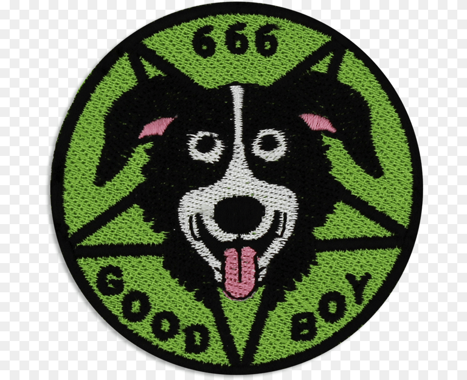 Good Boy Patch, Badge, Logo, Symbol, Face Png Image
