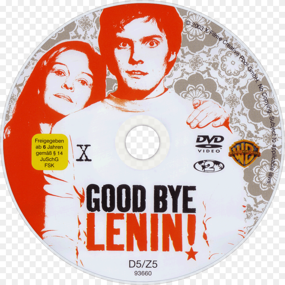 Good Bye Lenin Dvd Disc Good Bye Lenin Dvd, Disk, Face, Head, Person Png