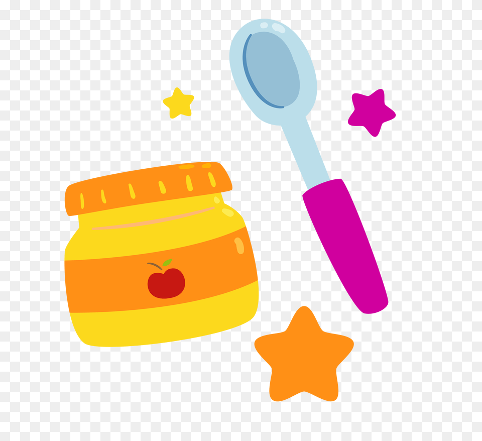 Good Clipart Baby Food, Cutlery, Spoon, Jar Free Png Download
