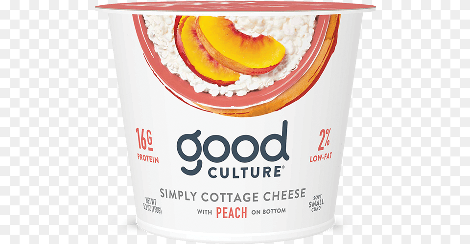 Good Culture Cottage Cheese Strawberry, Yogurt, Dessert, Food, Ice Cream Png Image