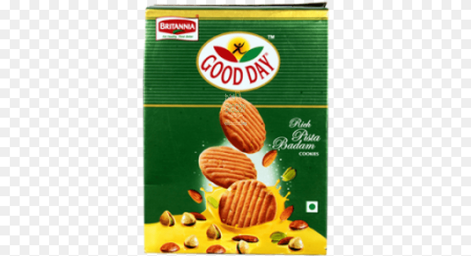 Good Day Pista Badam Britannia Good Day Biscuits, Food, Snack, Produce Png Image