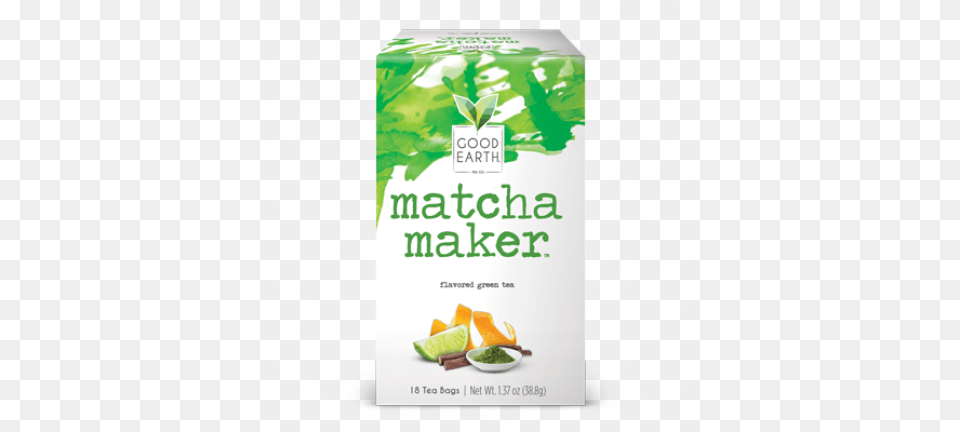 Good Earth Matcha Tea, Herbal, Herbs, Plant, Advertisement Free Png Download