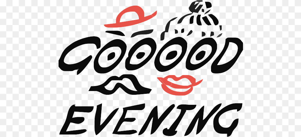 Good Evening Logo Evening, Text, Clothing, Hat Free Png Download