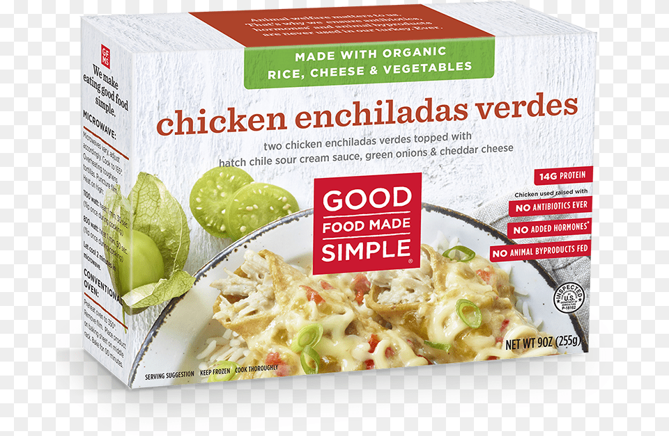Good Food Made Simple Chicken Enchiladas Verdes, Snack Png