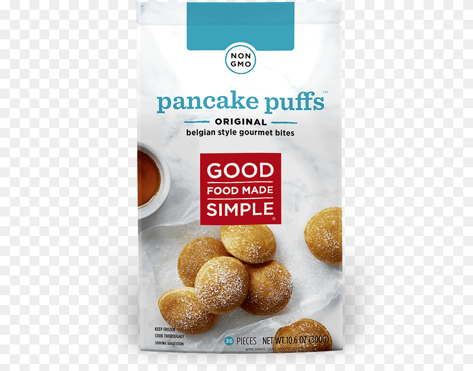Good Food Made Simple Pancake Puffs, Bread, Sweets Free Transparent Png