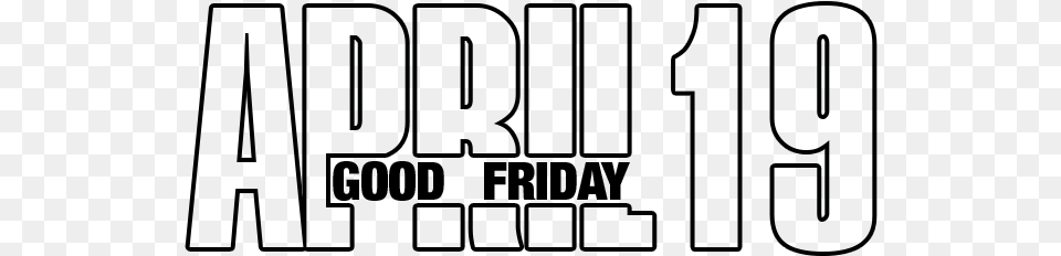 Good Friday Calligraphy, Text Free Png