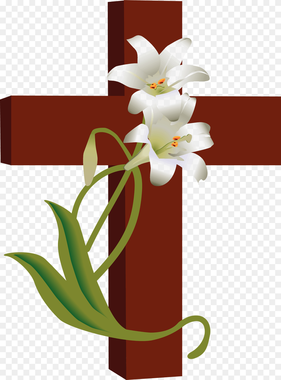 Good Friday Image Religious Easter Clip Art, Flower, Plant, Cross, Symbol Png