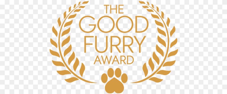 Good Furry Award Flower Leaf Clipart, Logo, Gold, Emblem, Symbol Free Png