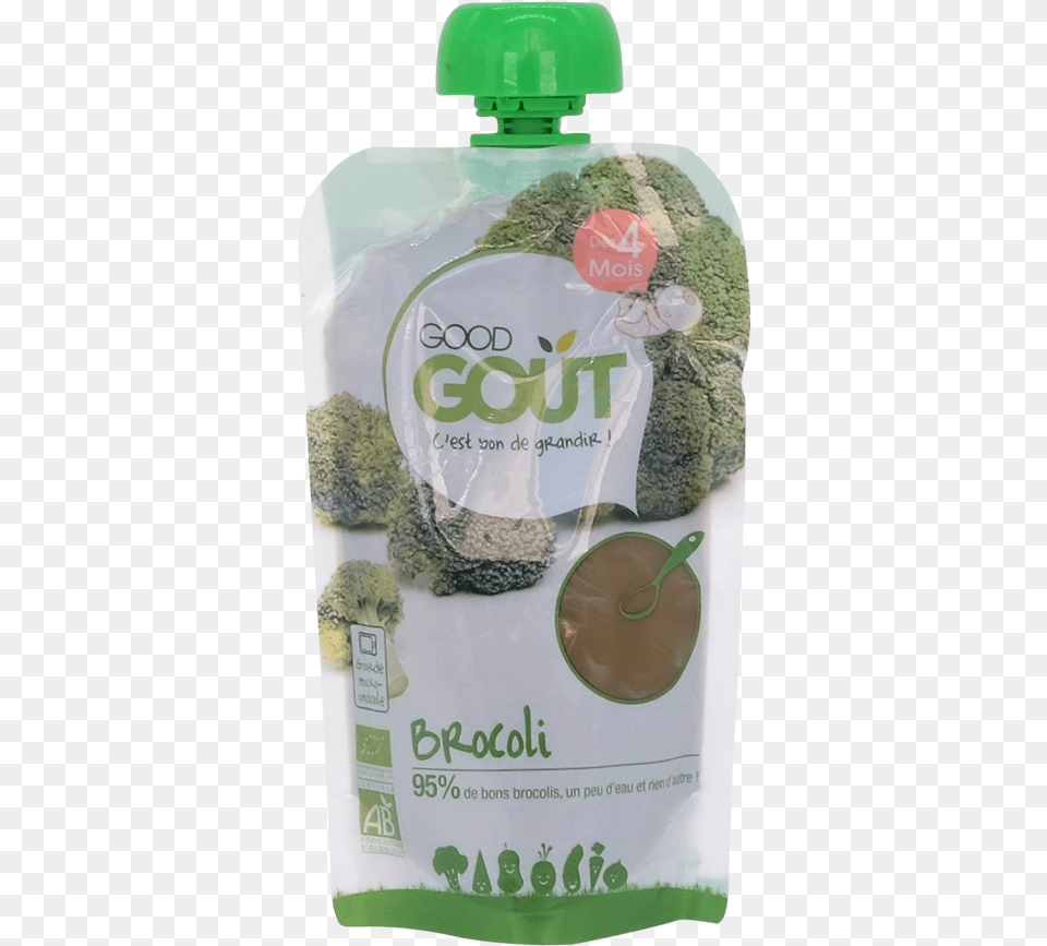 Good Gout Broccoli 120g Juicebox, Food, Bottle, Produce, Plant Free Png