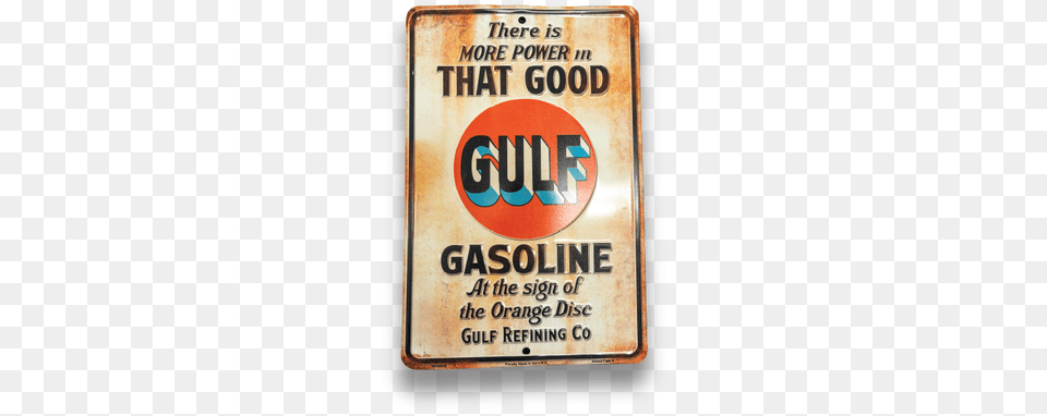 Good Gulf Gasoline Tin Sign 8 X, Symbol, Mailbox Free Png Download