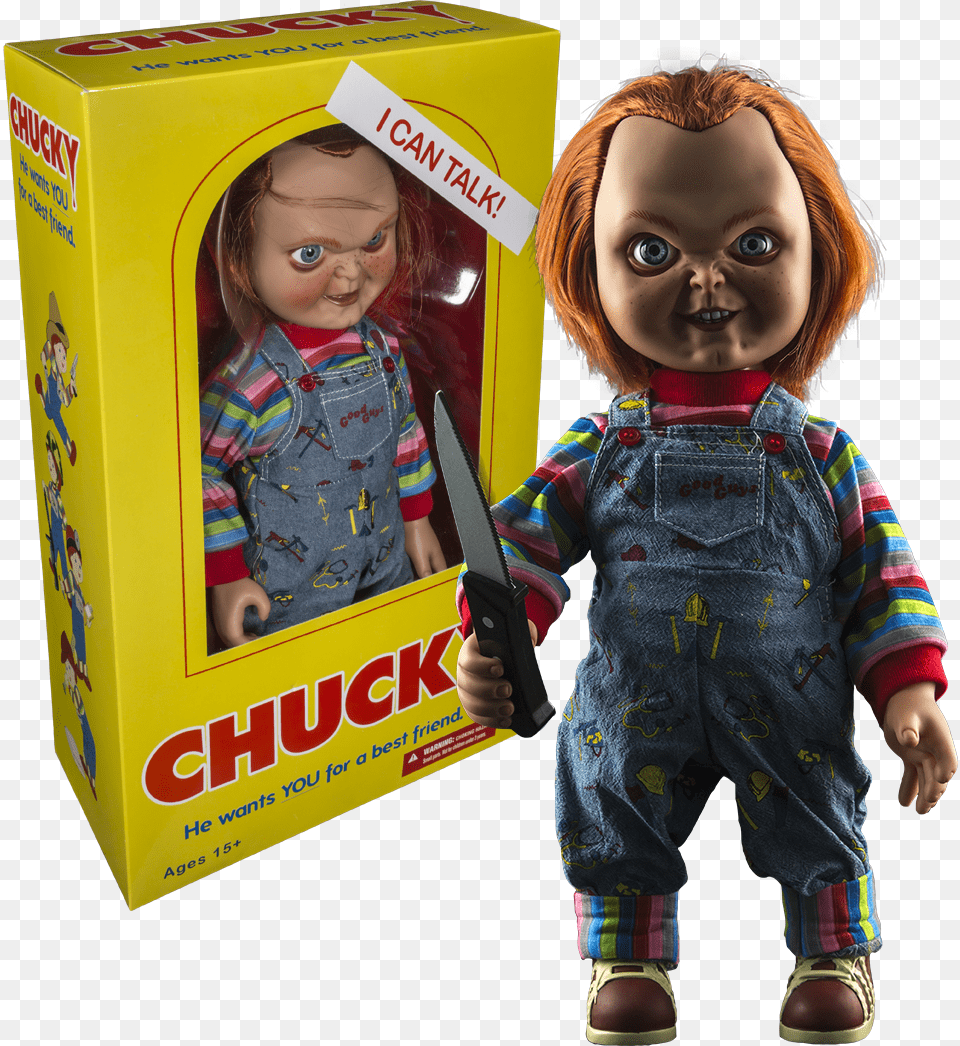 Good Guy Chucky 15quot Talking Action Figure Chucky, Doll, Toy, Face, Head Png