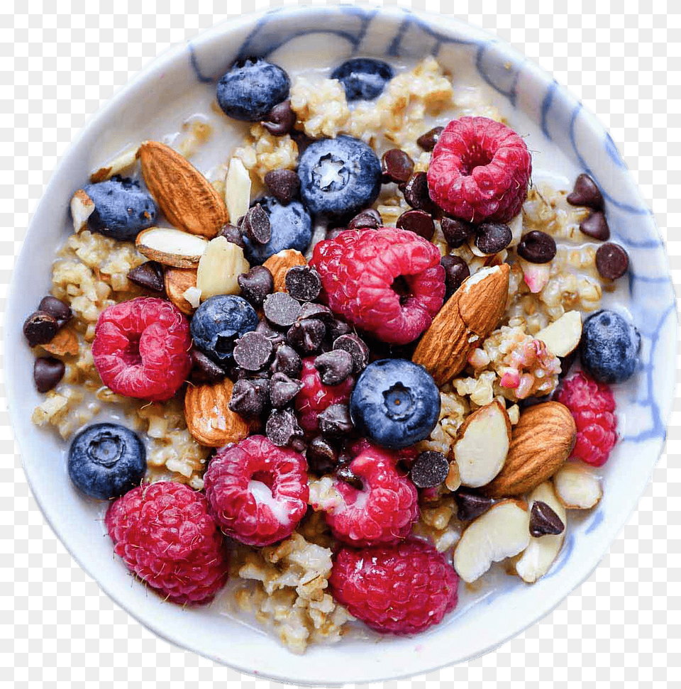 Good Healthy Breakfast What39s A Vegan Breakfast, Bowl, Plate, Berry, Blueberry Free Transparent Png