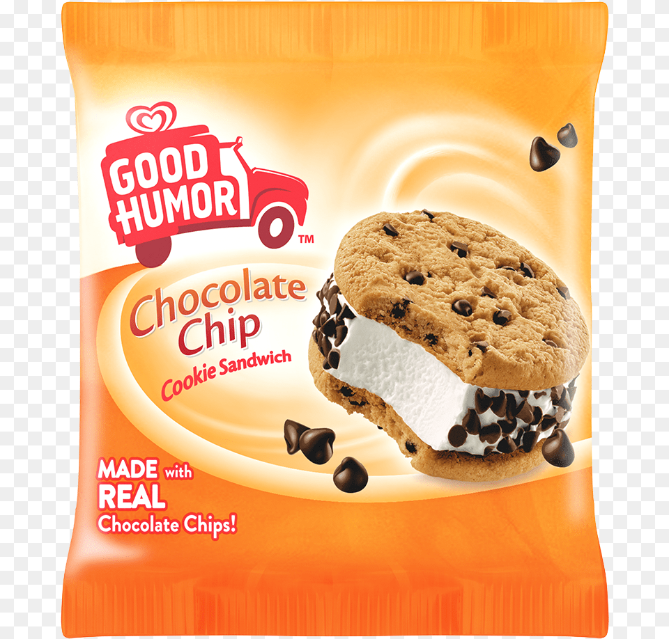 Good Humor Ice Cream Cone Vanilla Light, Food, Sweets, Cookie, Bread Png Image