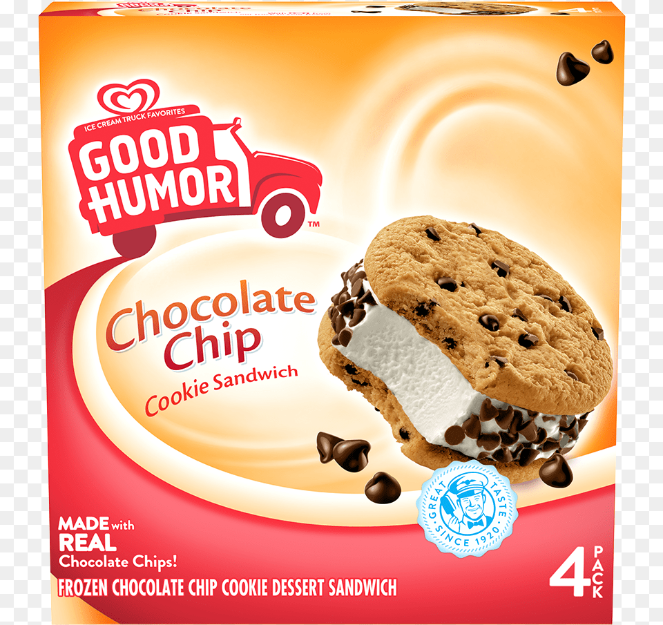 Good Humor Product Tiles Good Humor Chocolate Chip Cookie Sandwich, Advertisement, Food, Sweets, Poster Free Png