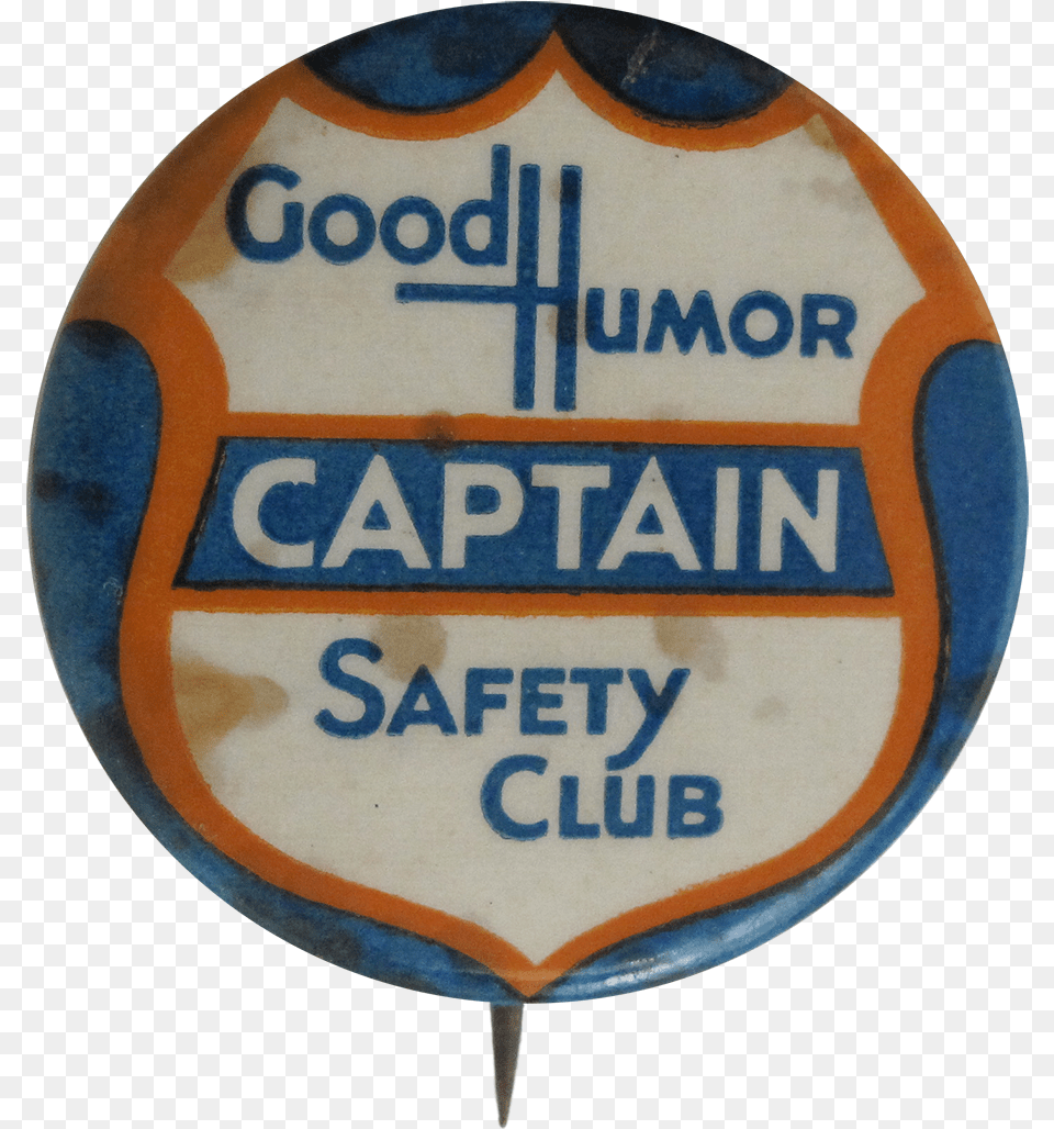 Good Humor Safety Club Captain Badge, Logo, Symbol Free Transparent Png