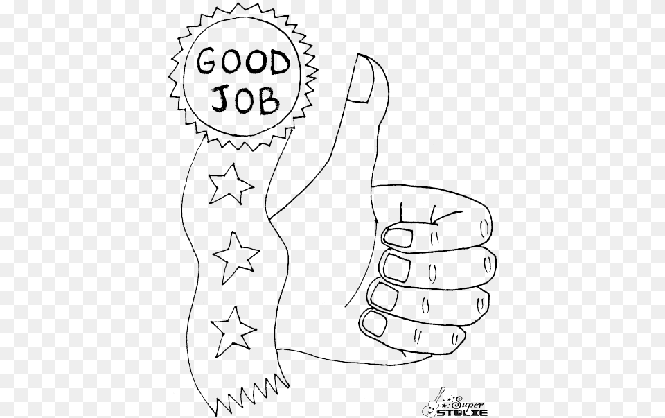 Good Job Coloring Page, Clothing, Glove Png Image