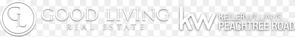 Good Living Real Estate Black And White, Text Free Png Download