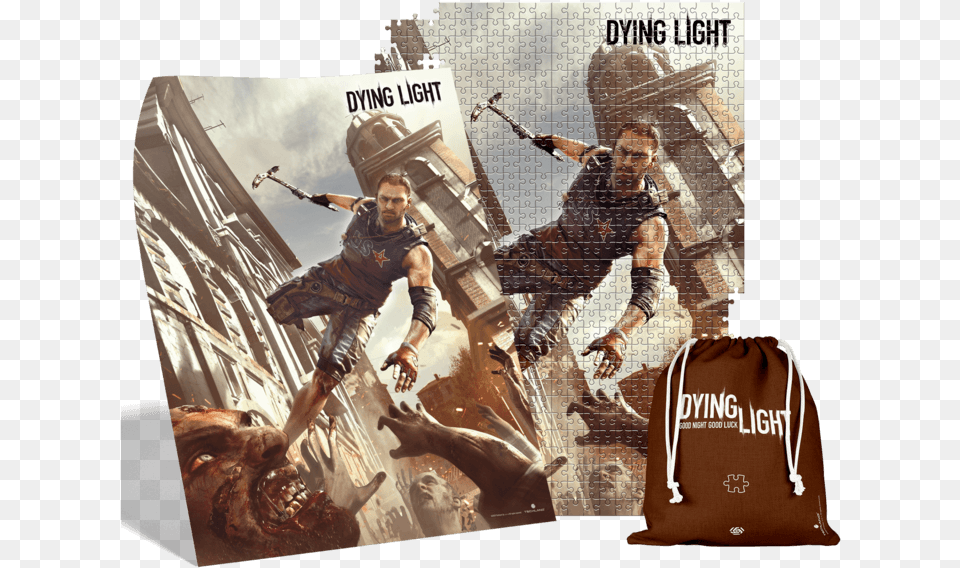 Good Loot Puzzle Dying Light 1 Fight Puzzle 1000 Pcs, Advertisement, Poster, Adult, Male Png
