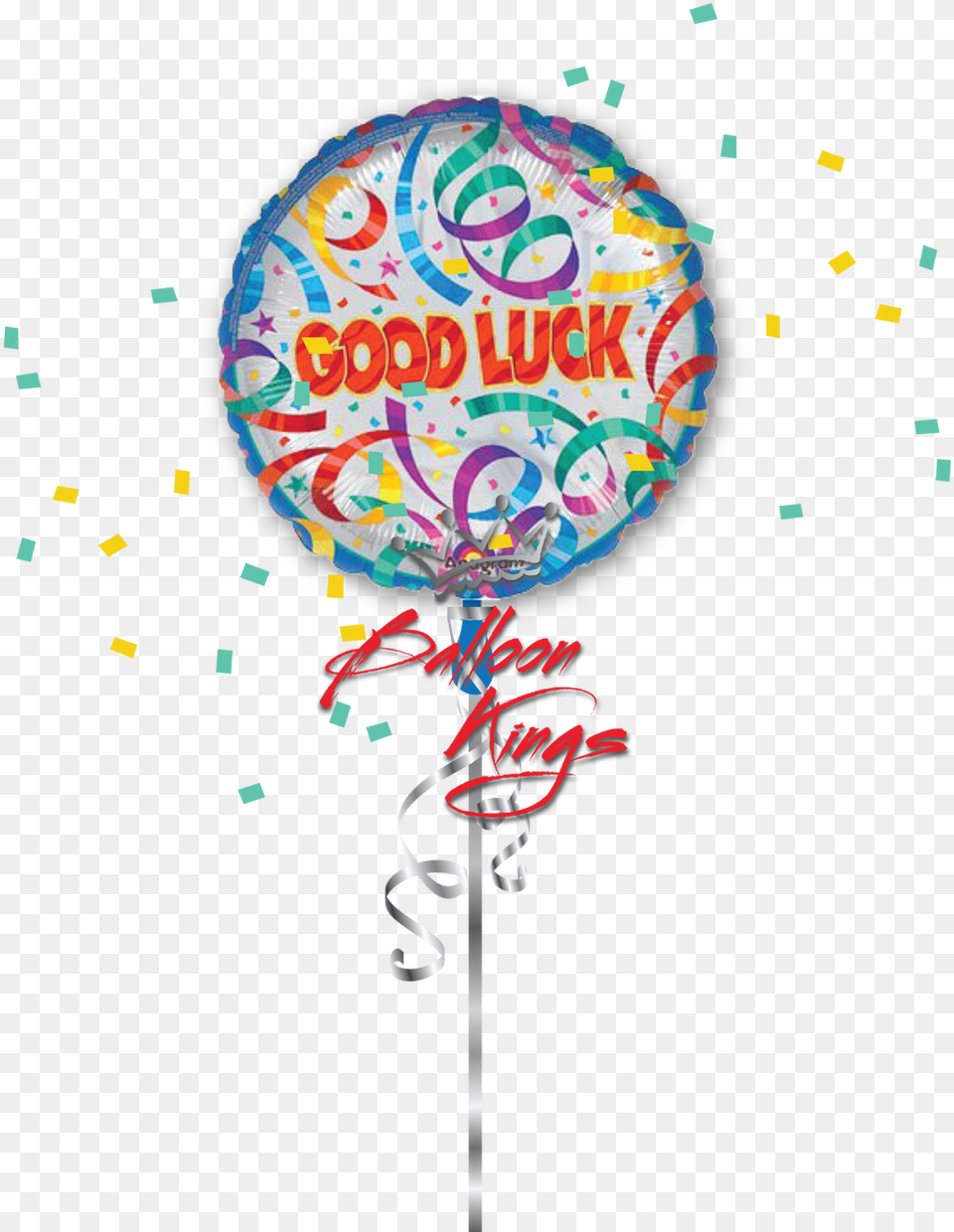 Good Luck Confetti Balloon, Food, Sweets, Candy, Paper Png