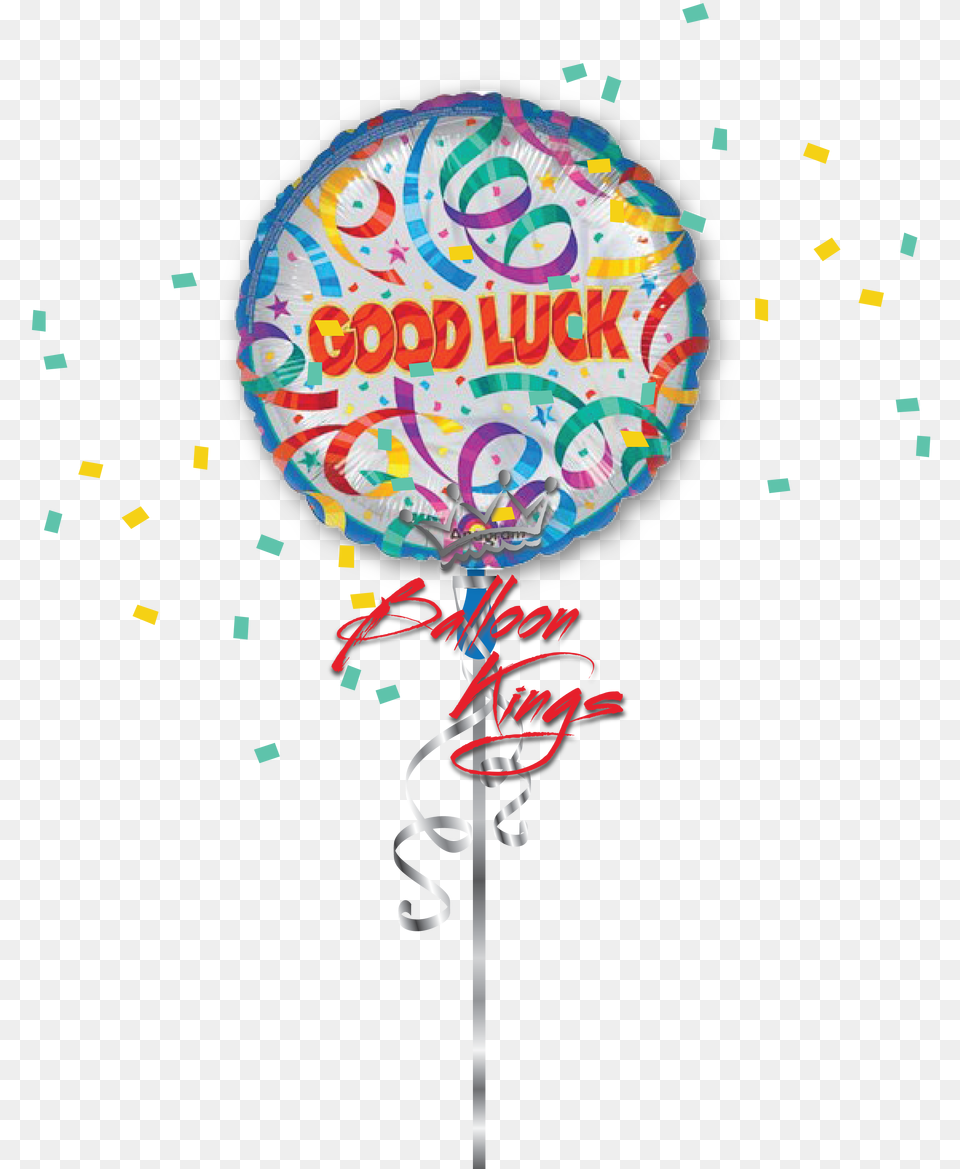Good Luck Confetti Good Luck Balloon, Food, Sweets, Candy, Paper Png Image
