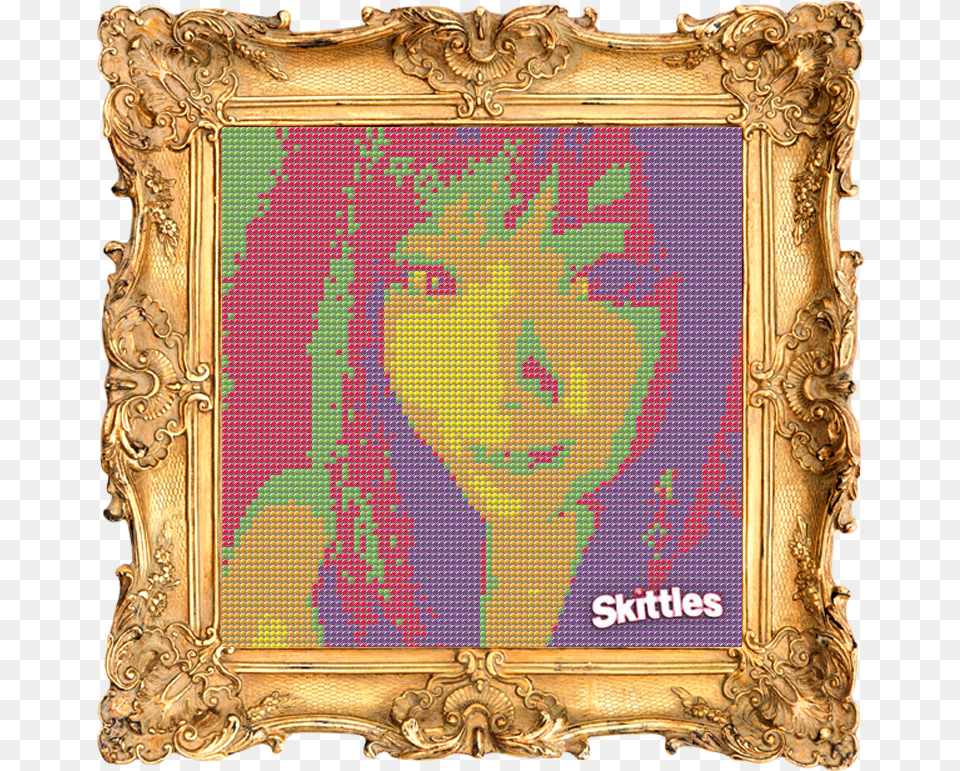 Good Luck Golden Picture Frame, Art, Baby, Person, Face Free Png