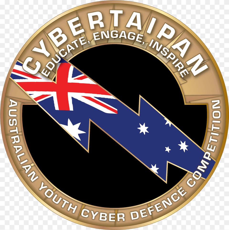 Good Luck To The 120 Students Competing In Round One Cyber Taipan, Logo, Badge, Emblem, Symbol Png