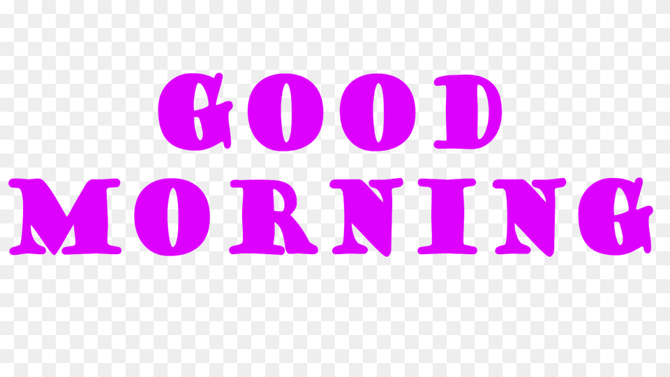 Good Morning, Purple, Text Free Transparent Png