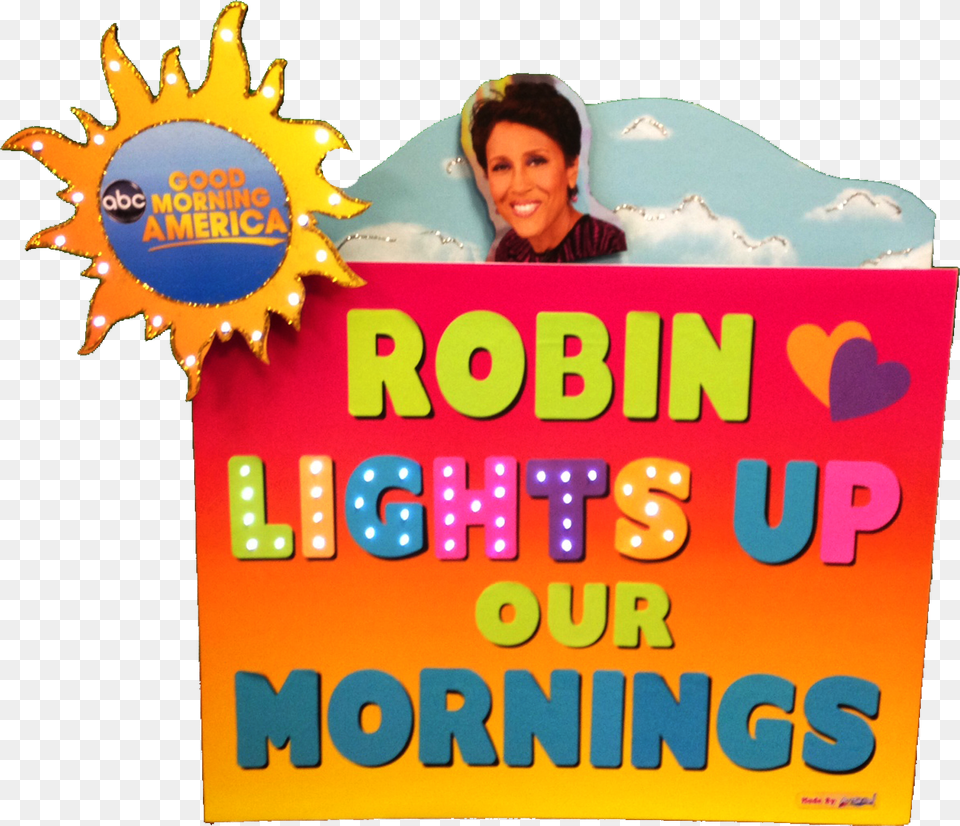 Good Morning America Logo, Adult, Female, Person, Woman Png