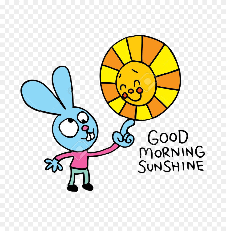 Good Morning Clipart Sunshine Smile On Transparent Cartoon, Baby, Person Free Png Download