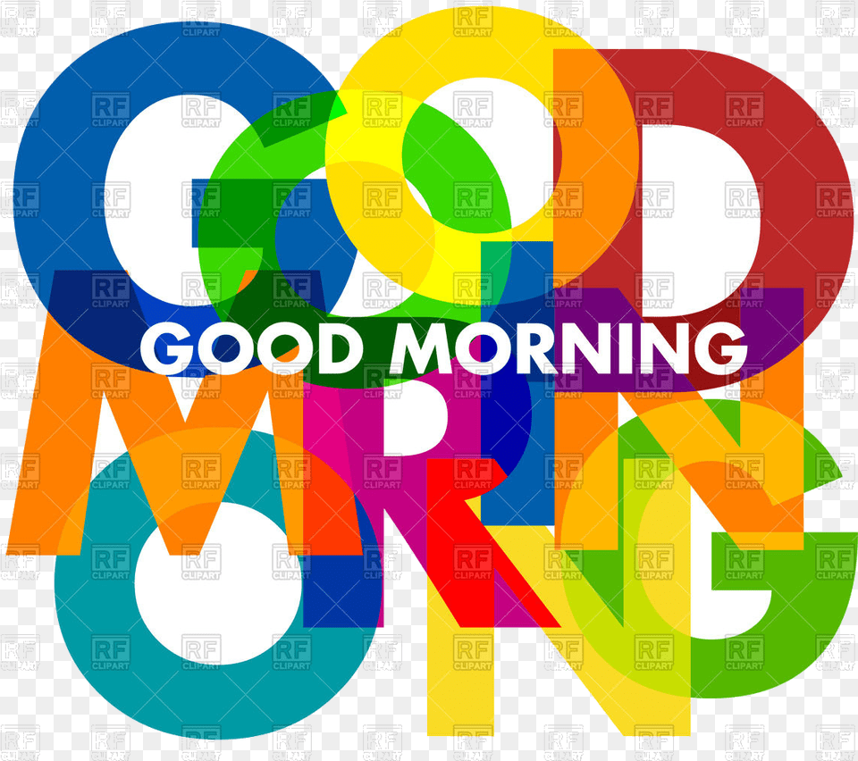 Good Morning Inscription Vector Image Illustration Good Morning Graphics Art, Text Free Png