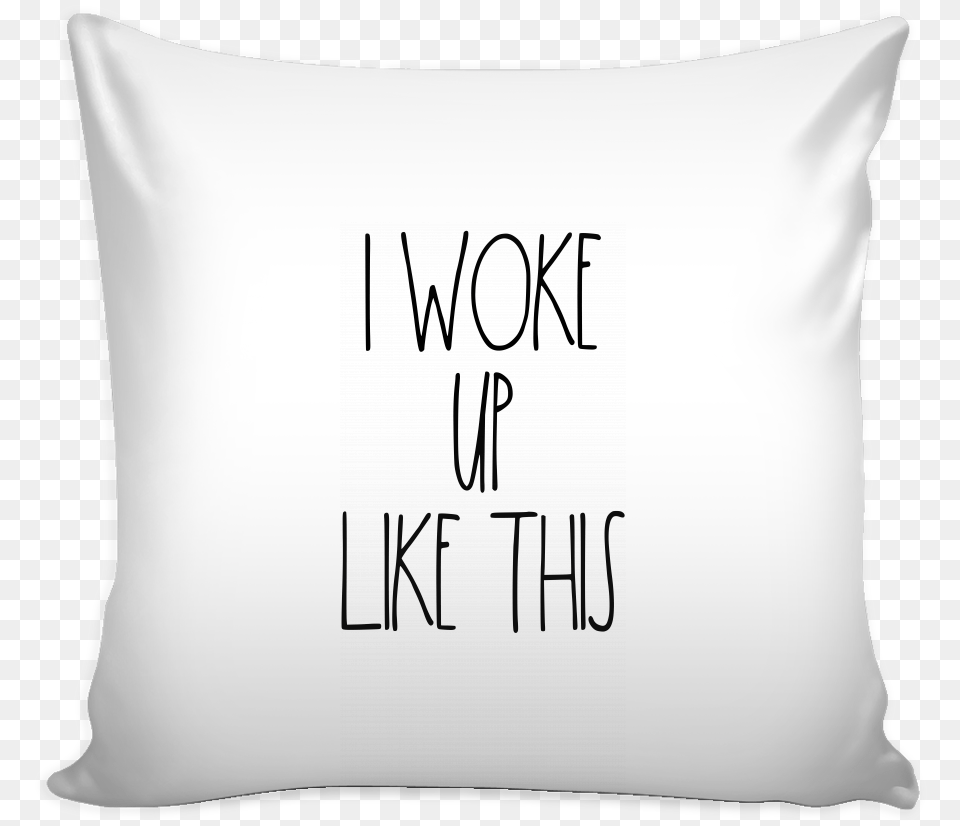 Good Morning Quotes Beautiful Lady, Cushion, Home Decor, Pillow Png Image