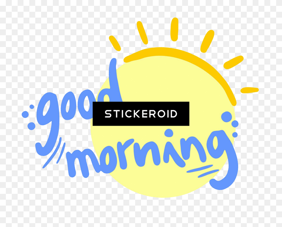 Good Morning Sun Circle, Text, Logo Png Image