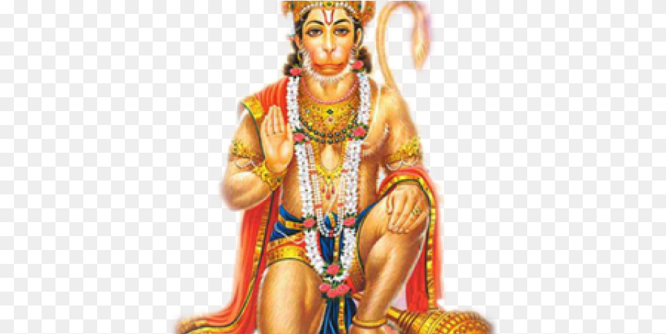 Good Morning With Lord Hanuman, Adult, Bride, Female, Person Png Image