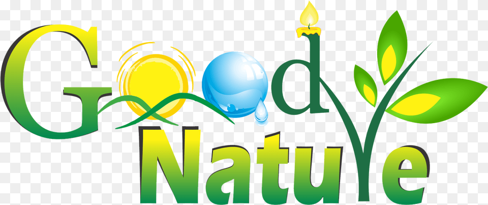 Good Nature Graphic Design, Green, Logo, Light Png Image