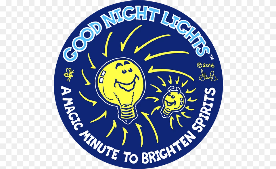 Good Night Lights A Magic Minute To Brighten Spirits Happy, Light, Logo Png Image