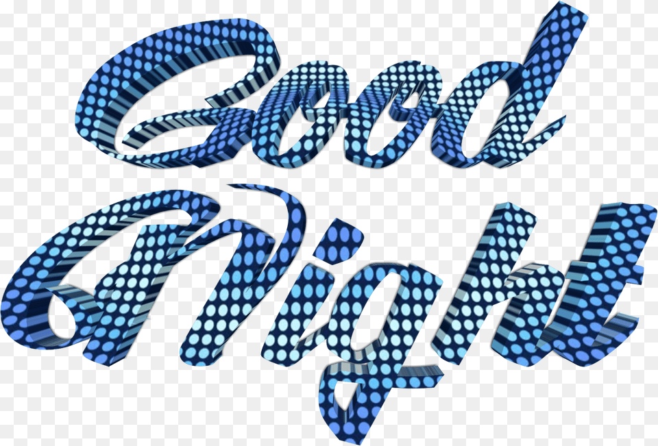 Good Night Stylized Lettering Clipart, Pattern, Art, Text, Tape Png