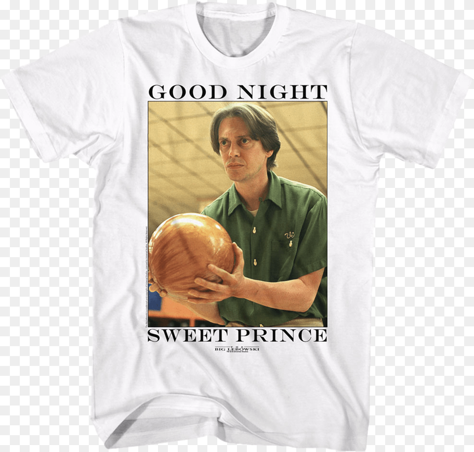 Good Night Sweet Prince Big Lebowski T Shirt Donny From Big Lebowski T Shirt, Clothing, T-shirt, Adult, Male Free Transparent Png