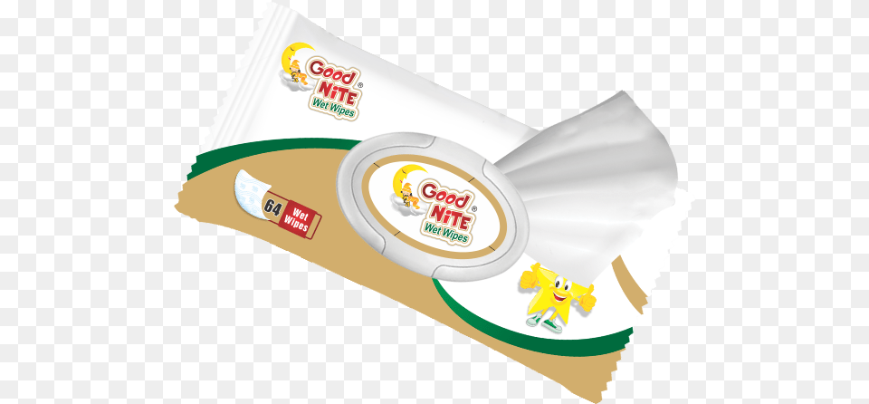 Good Nite Wet Wipes Packet, Disk, Food Free Png