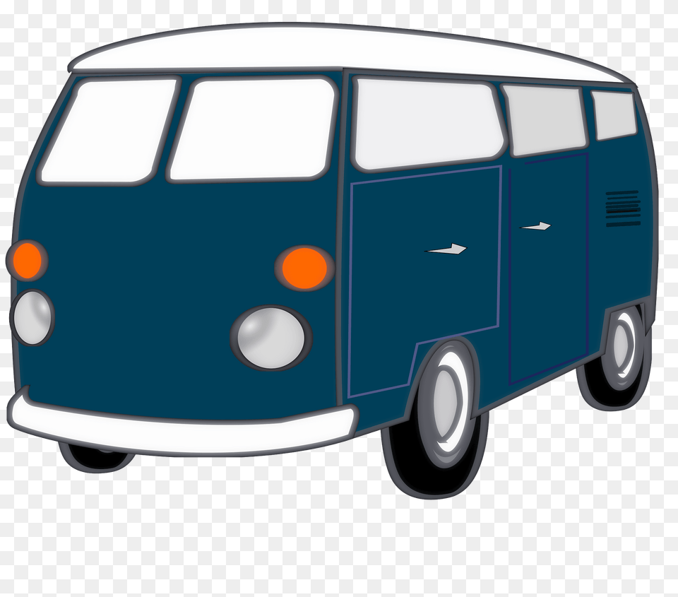 Good Old Van Clipart, Bus, Caravan, Minibus, Transportation Png Image