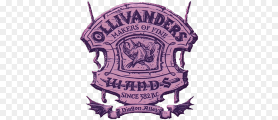 Good Ollivanders Logo Harry Potter Ollivander Logo, Badge, Symbol, Birthday Cake, Cake Free Png