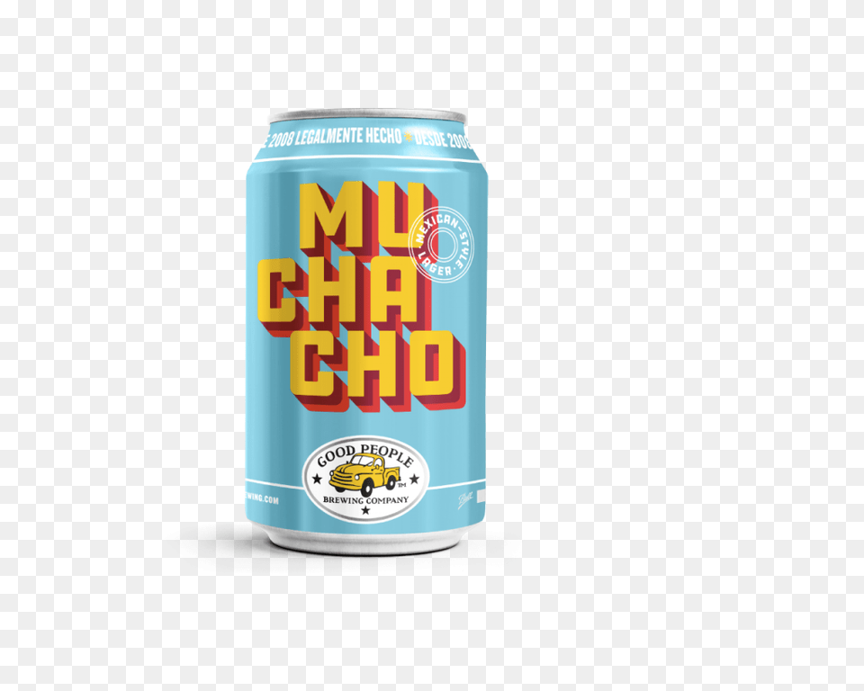 Good People Brewing Co To Offer Muchacho Mexican Style Lager As, Alcohol, Beer, Beverage, Can Free Png