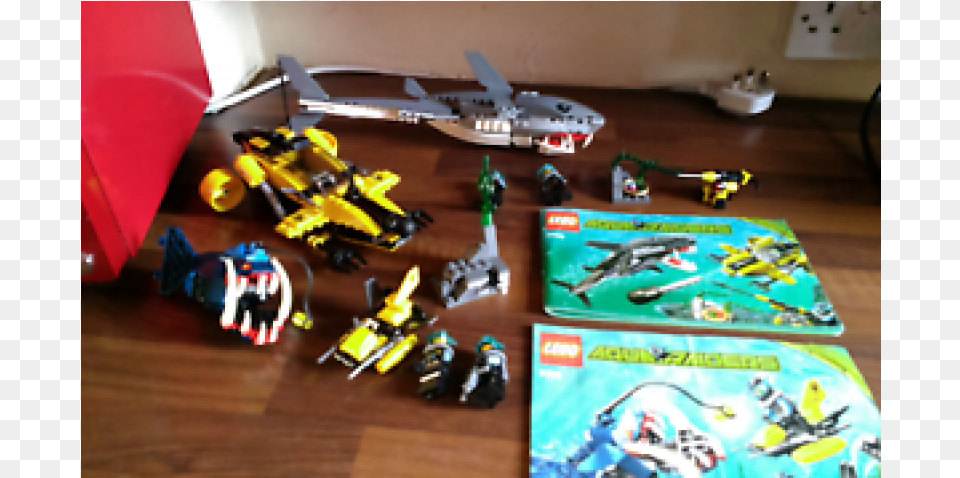 Good Sale Lego Aqua Raiders Set 7773 Tiger Shark Attack Lego Aqua Raiders, Aircraft, Airplane, Transportation, Vehicle Png Image