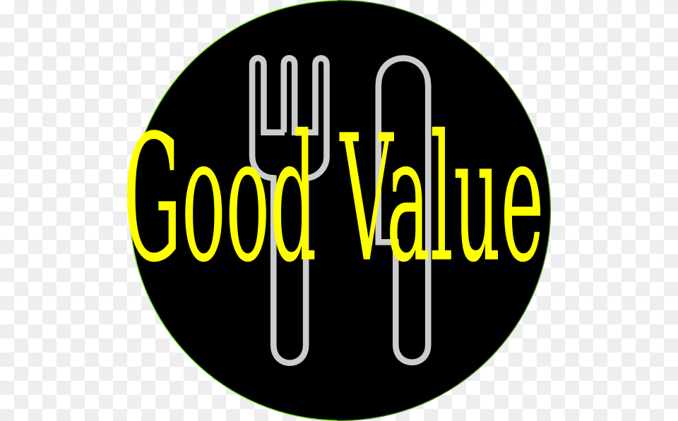 Good Value Dining Svg Clip Arts Circle, Cutlery, Fork, Ammunition, Grenade Free Png