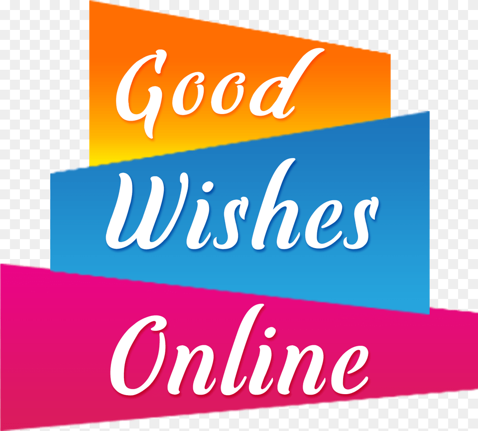 Good Wishes Online Good, Advertisement, Text Free Png