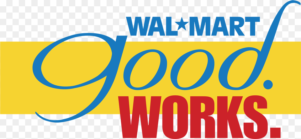 Good Works Logo Walmart Good Works, Text Free Transparent Png