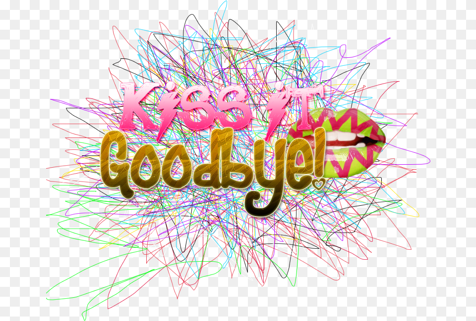 Goodbye Clipart Blends, Text, Art, Fireworks Png Image
