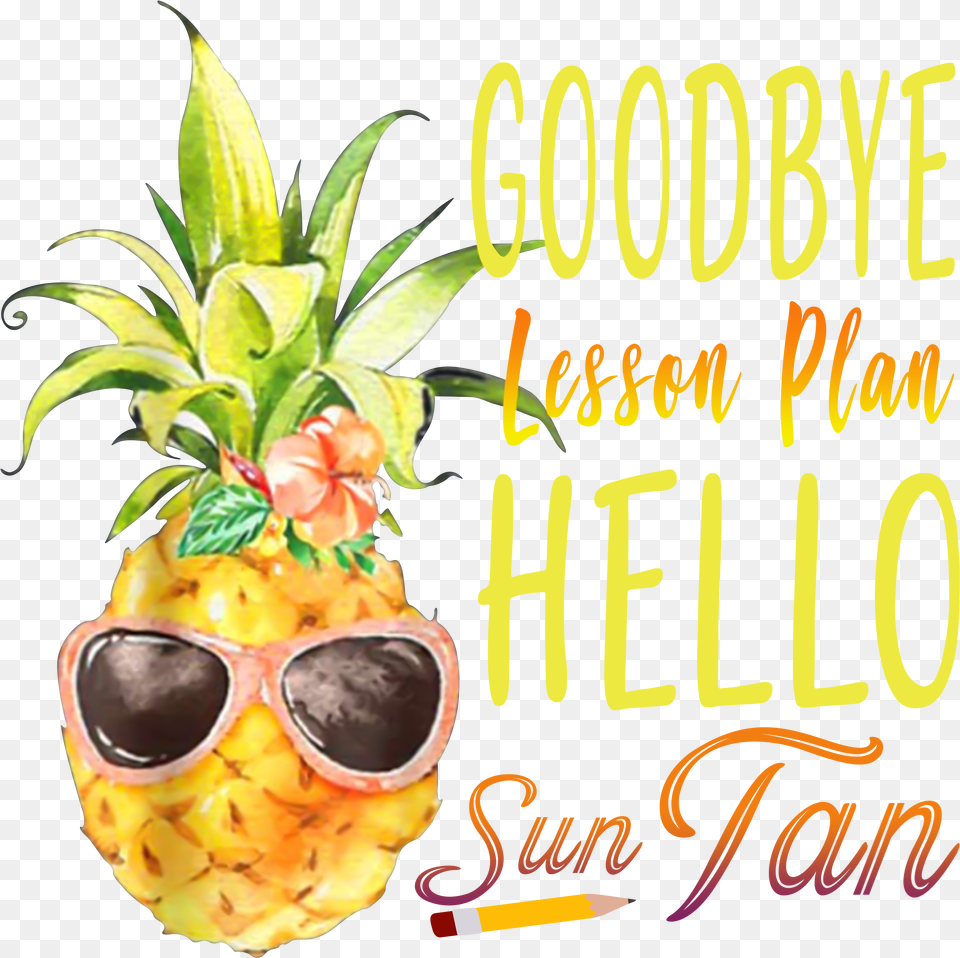 Goodbye Lesson Plan Hello Suntan Goodbye Lesson Plan Hello Sun Tan Pineapple, Food, Fruit, Plant, Produce Png