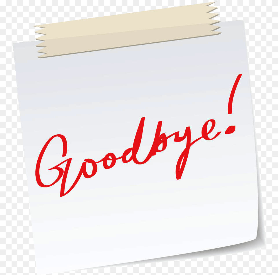 Goodbye Picture, Text, White Board, Book, Publication Free Png