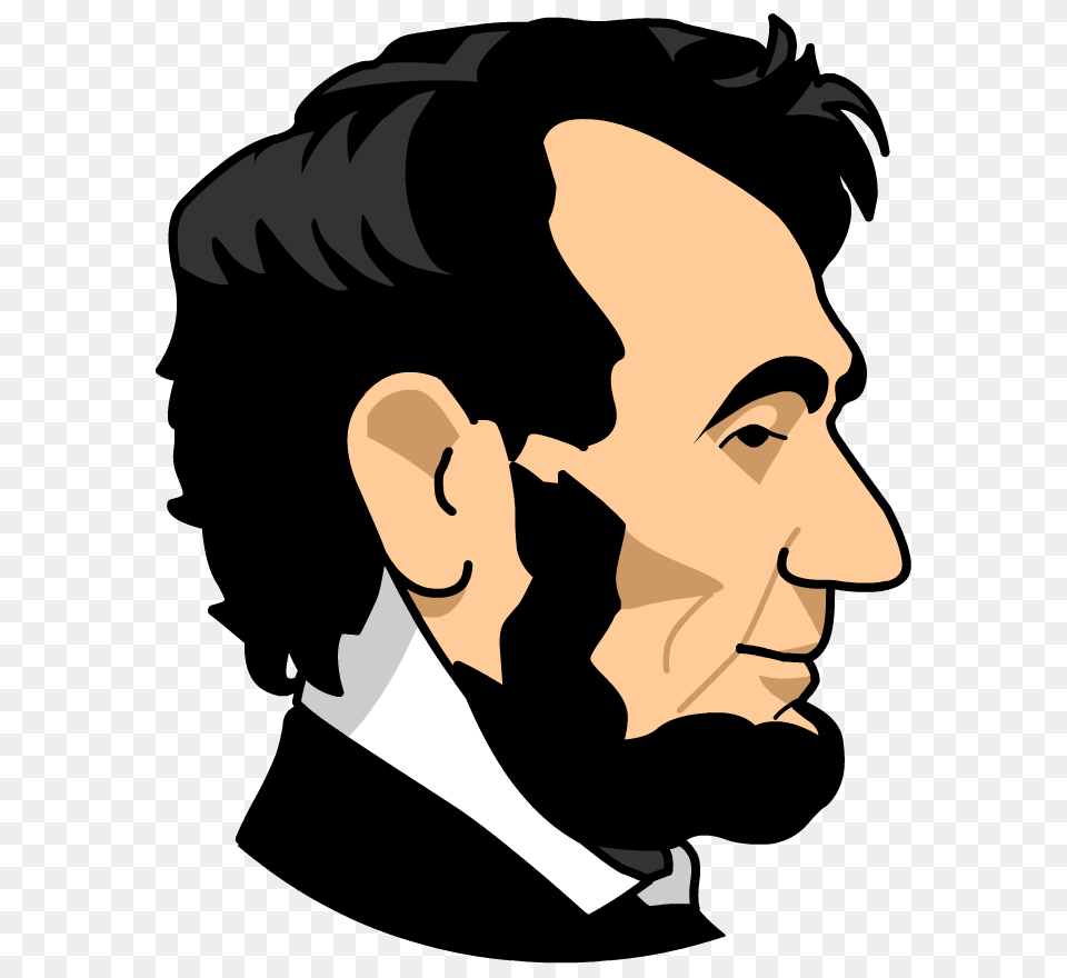 Goodly Abe Lincoln Storyteller, Person, Adult, Man, Male Png Image